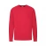 Толстовка мужская без начеса "Lightweight Set-in Sweat", красный, XL, 80% х/б 20% пол-тер, 240 г/м2