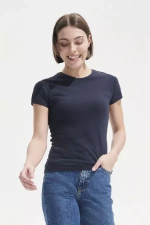 Футболка женская Miss 150 ярко-зеленая, размер L