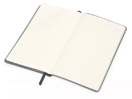 Блокнот Notepeno А5 с тонированными линованными страницами, серый (Р)