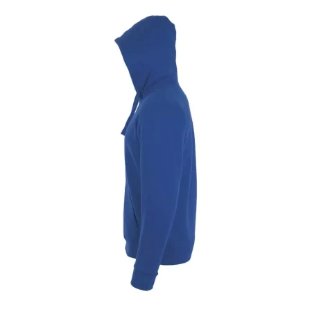 Толстовка мужская на молнии с капюшоном STONE, ярко-синий, 2XL, 50% хлопок, 50% полиэстер, 260 г/м2