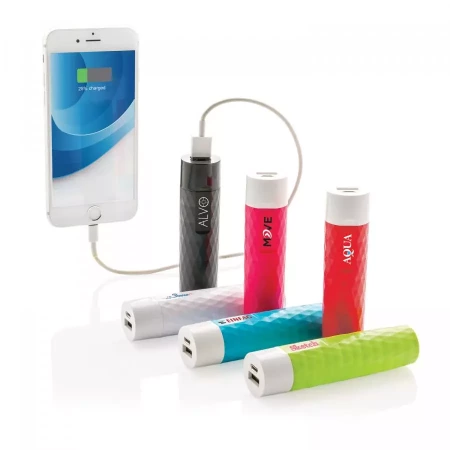 Зарядное устройство Geometric, 2200 mAh (Синий цвет)