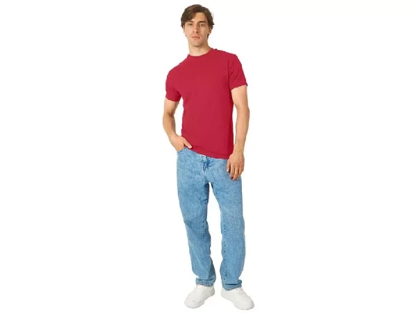 Футболка HD Fit короткий рукав с эластаном, мужская, красный