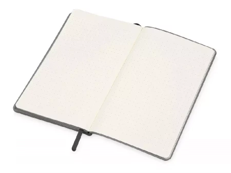 Блокнот Notepeno А5 с тонированными линованными страницами, серый (Р)