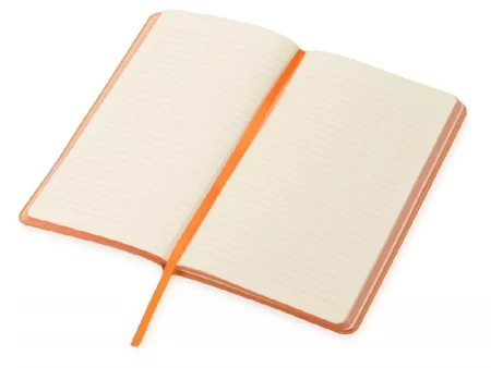 Блокнот Notepeno А5 с тонированными линованными страницами, оранжевый