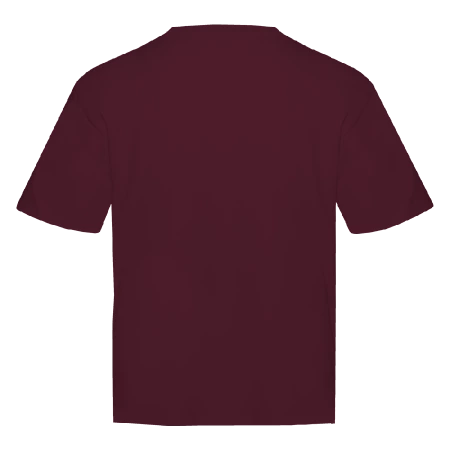 Футболка унисекс оверсайз STAN хлопок 240, 56, Бордовый,  (66)  (52/XL)