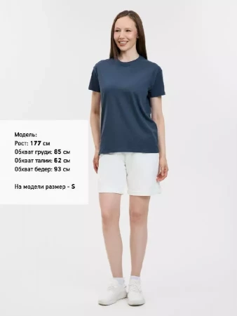 Футболка унисекс Regent 150, синяя (джинс), размер 4XL