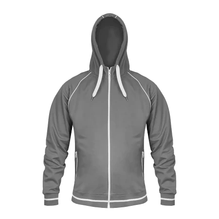 Толстовка мужская "COIMBRA" , серый, 3XL, 80% полиэстер, 20% хлопок, 320 г/м2