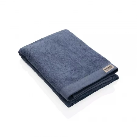 Банное полотенце Ukiyo Sakura из хлопка AWARE™, 500 г/м², 70x140 см (Синий цвет)
